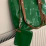 Green Patent Leather Handbag NEW Image 2