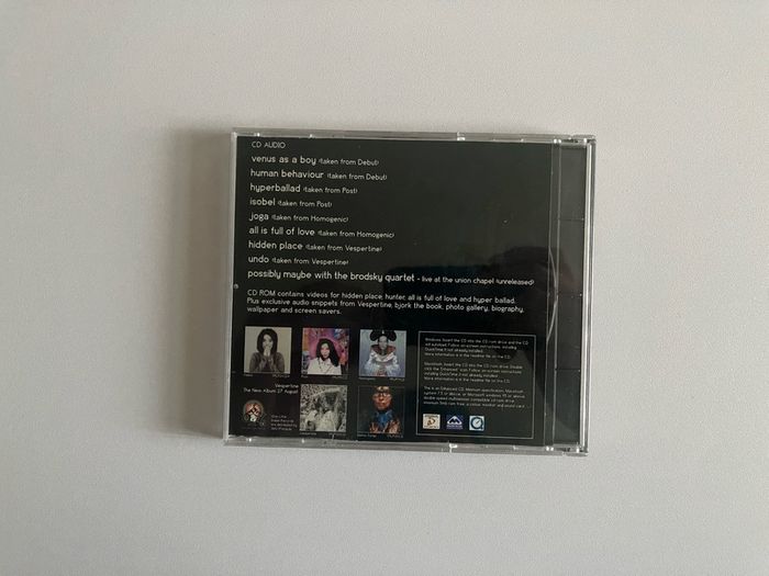 Bjork CD w Live & Video Tracks