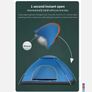 2 Person Pop Up Tent, 4 Season, 170T Image 6