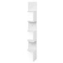 New 5 Tier Corner Shelf Floating Wall Shelves (White) - FREE P&P Image 3