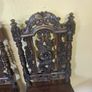 2 antique oak chairs Image 3