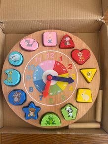 Jaques London Educational clock,  shapes