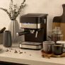 Espresso Pro Maker, 15-Bar Pressure Pump, Barista-Style Coffee/Latte/Cappuccino Machine, Makes 2 Cups at Once, Includes Milk Frothing Wand, Stainless Steel Filter, Black (FREE SHIPPING) Image 4