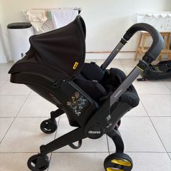 Doona stroller, car seat, and isofix base