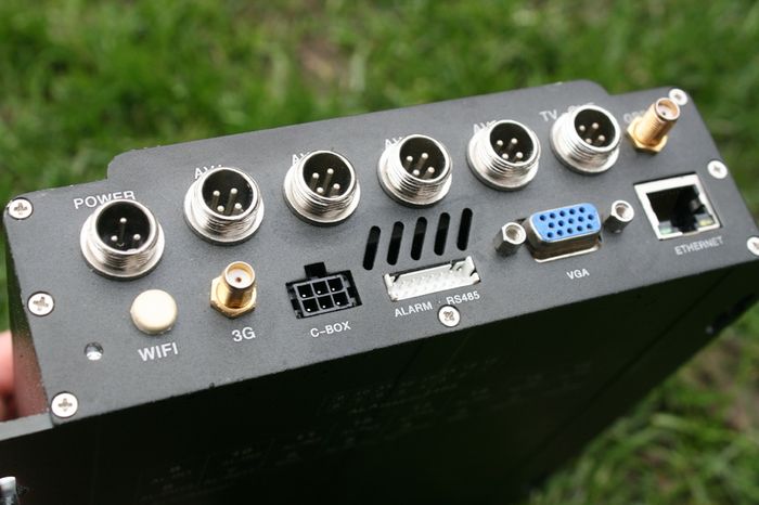 4 Channel HDD Mobile DVR for Vehicles Tracking and Monitoring SD port
