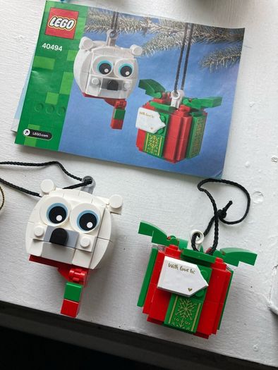 lego Christmas decorations