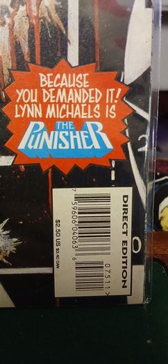 Punisher War Journal #75 1st Lynn Michaels as New Punisher Rare/Low Print Run