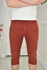 Sublevel Men's Below-Knee Chino Shorts / Cropped Trousers - Size 31
