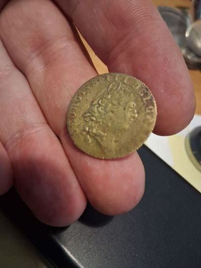 Late 18th century Georgian Spade Guinea gaming coin