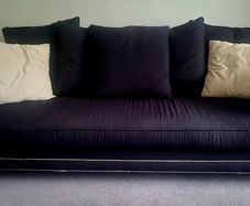 Bespoke black 4 seater couch