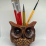 Handmade Concrete Owl Image 8
