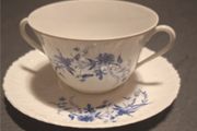 Vintage Limoges Soup Bowl &amp; Saucer