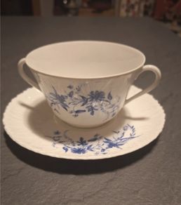 Vintage Limoges Soup Bowl & Saucer