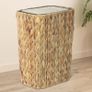 Has a lid. Used very little. Good condition.  Boho Kitchen Trash can, 12 liter trash can Image 3
