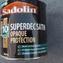 Sadolin Superdec satin opaque wood protection Black  1 litre Image 2