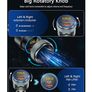 Car FM Transmitter, Wireless Bluetooth 5.1 Radio Adapter Car Kit with Big Button, Type C Image 4
