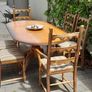 Solid Oak Dining Table and 6 chairs Image 4