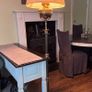 Antique Brass Veritas Converted Parafin Floor Lamp Image 2