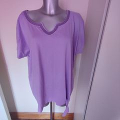 Collection L beaded lilac blouse Size UK20/22 EU48/50 Perfect condition Postage included
