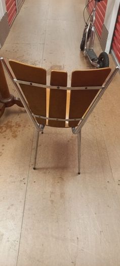 French kitchen chairs set of 4 circa 1960 in ok condition priced to sell