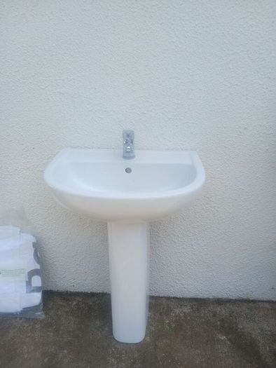 toilet and basin