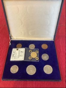 Vatican Gold Coin Set 1936 100 lire Low Mintage 8,239