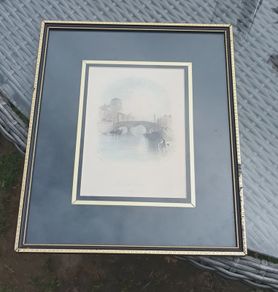 Antique print of The Four Courts, Dublin, D18