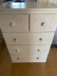 Solid pine chest of drawers