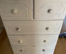 Solid pine chest of drawers