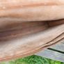 Vintage 70s Vintage Leather BAG 16,2" x 14" Image 7