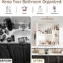 Bathroom Wall Cabinet with Mirror, Anti-Fog Mirror Storage Cupboard Organiser Unit with 3 Color Adjustable LED Light Hair Dryer Holder for Bathroom Home Image 3