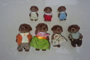 Sylvanian families chocolate labrador family set