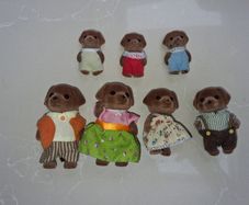 Sylvanian families chocolate labrador family set