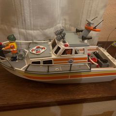 playmobil coast guard boat