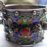 Antique Kabyle Bracelet from Algeria,  Berber 925 Silver Hallmarked Cuff Bracelet ,Corals 78,9g Image 10