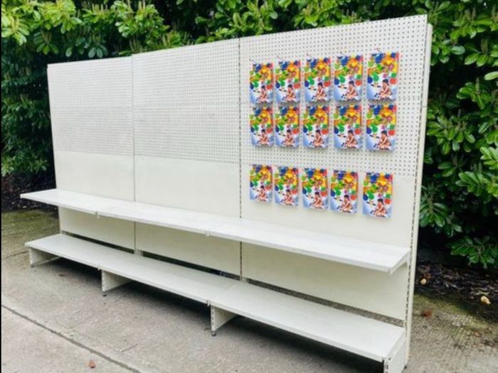 Shop Shelving Large Quantity - Single And Double Sided