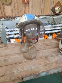 Vintage Stadium Motorcycle Helmet