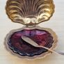 Vintage shell-shaped platter for serving butter or caviar Image 5