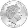 2022 Cook Islands 5 Dollars 1 Oz Silver Coin - In Memoriam Queen Elizabeth II. Proof.(In Capsule) Image 2
