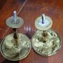 Antique Solid Brass Curtain Holdbacks Image 3