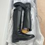 Kids leather QHP riding boots size UK 4 Image 6