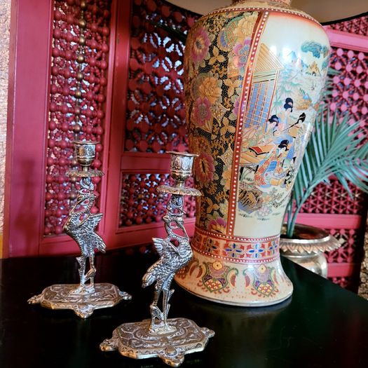 Antique/vintage oriental bedroom collection