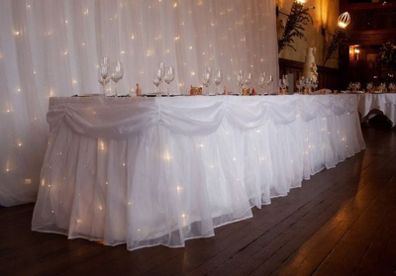 Fairy Light Table Skirts (75ft+)