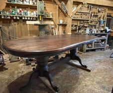 Solid cherry wood table