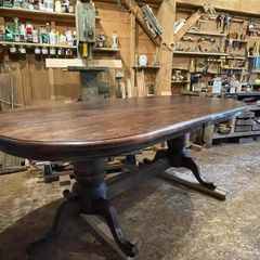 Solid cherry wood table