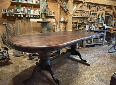 Solid cherry wood table