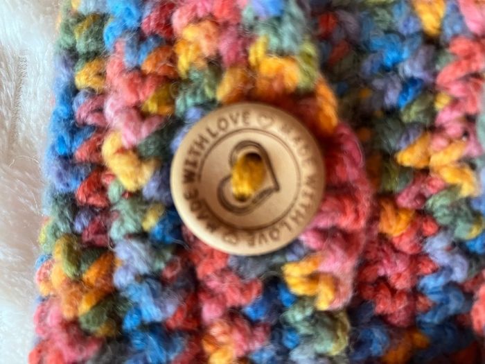 Handmade crochet purse