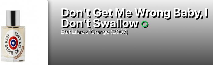Etat Libre D Orange Dont Get Me Wrong