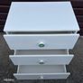 White 3 drawer locker Image 3