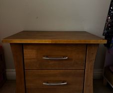 Pair of Solid Wood Bedside Tables